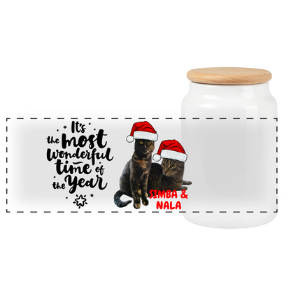 Simba´s und Nala´s Keksdose Weihnachtsedition - Weiß