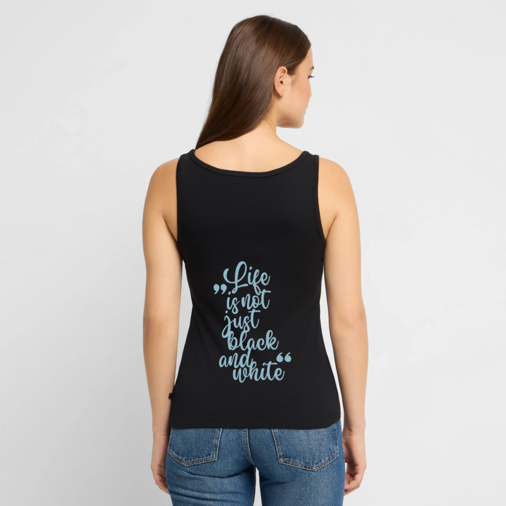 LiNBW. Tank Top Premium Blue Edition Life is not just black and white - Schwarz