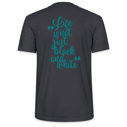 LiNBW. Unisex T-Shirt Premium Crew Blue Edition Life is not just black and white - LiNBW.