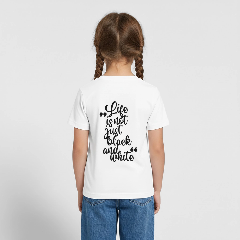 LiNBW. Crew T-Shirt Black Edition Life is not just black and white - LiNBW.
