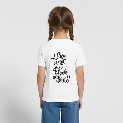 LiNBW. Crew T-Shirt Black Edition Life is not just black and white - LiNBW.