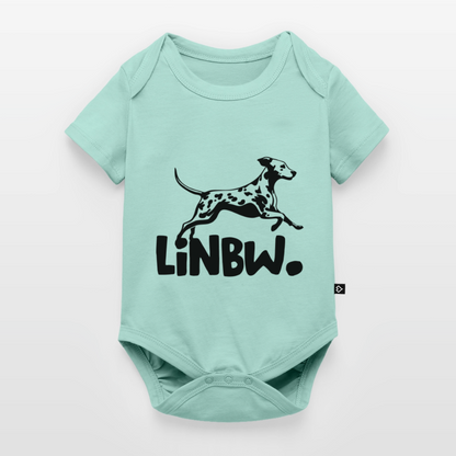 LiNBW. Kurzarm-Body Black Edition - Mint 