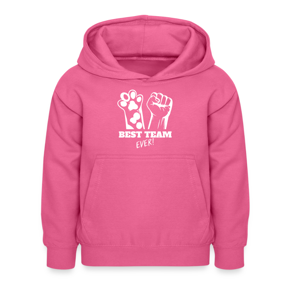 Best Team Ever  Hoodie White Edition - Pink