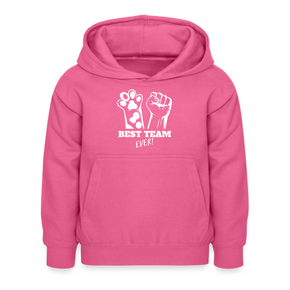 Best Team Ever  Hoodie White Edition - Pink