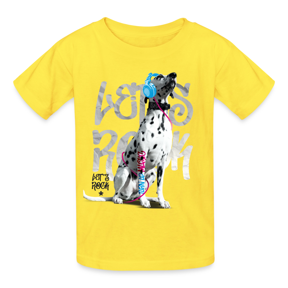 Boa's T-Shirt Let's Rock - Gelb