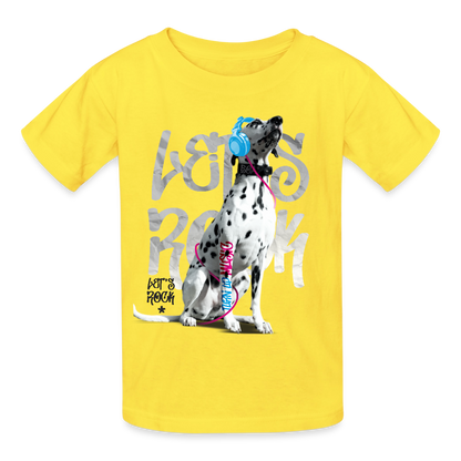 Boa's T-Shirt Let's Rock - Gelb