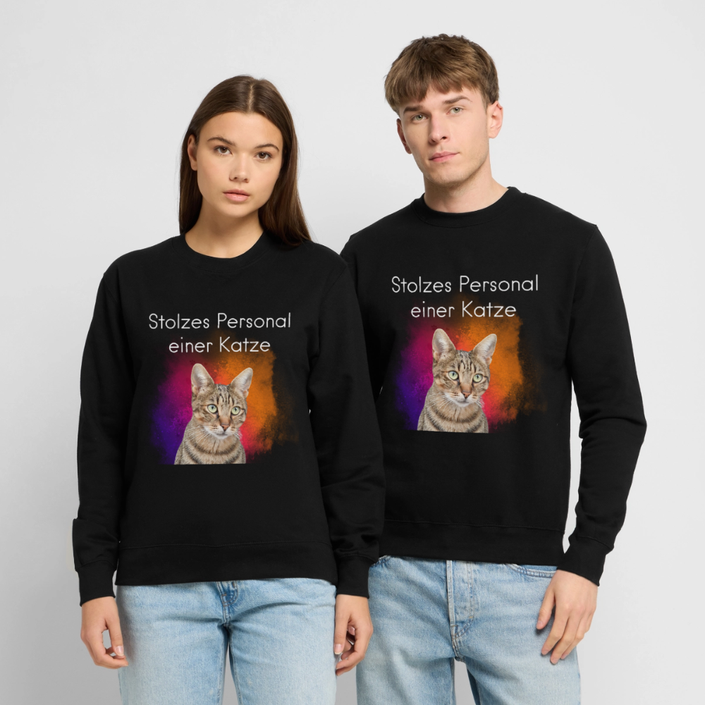Pedro's Classic Pullover Stolzes Personal einer Katze White Edition - LiNBW.