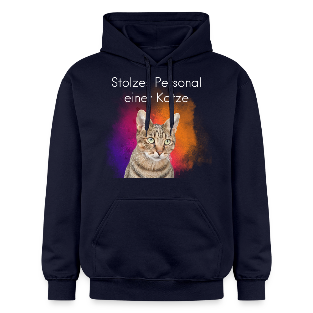 Pedro's Hoodie Stolzes Personal einer Katze White Edition - Navy