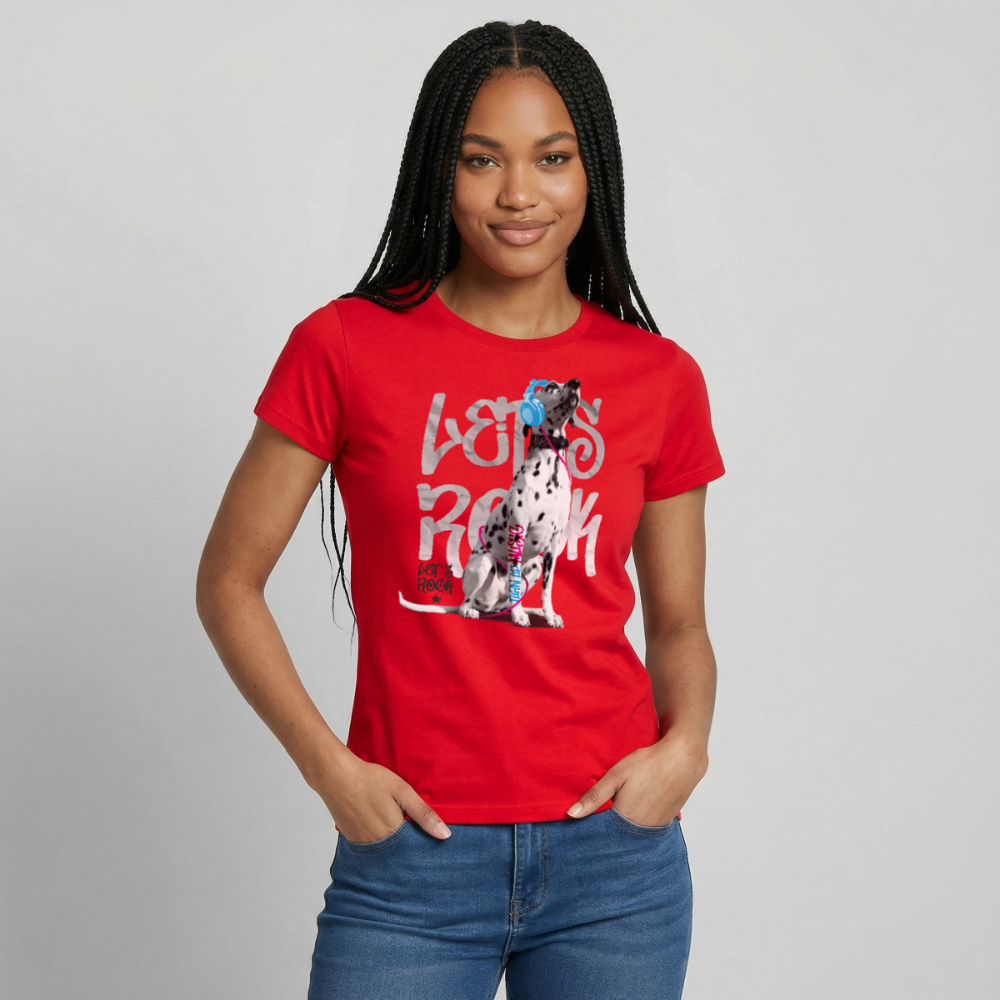 Boa's T-Shirt Let's Rock - Rot