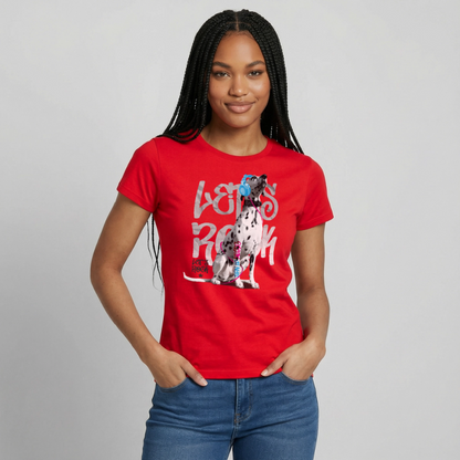 Boa's T-Shirt Let's Rock - Rot