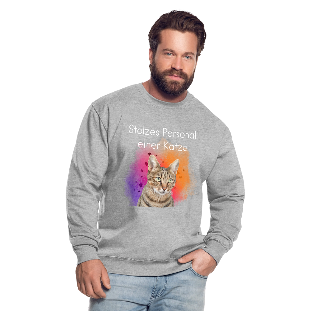 Pedro's Classic Pullover Stolzes Personal einer Katze White Edition - LiNBW.
