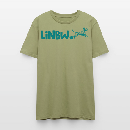 LiNBW. Unisex T-Shirt Premium Crew Blue Edition Life is not just black and white - LiNBW.