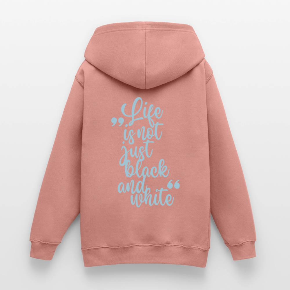 LiNBW. Crew Hoodie Life is not just black and white Edition Blue - LiNBW.