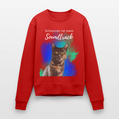 Nala's Pullover Schnurren ist mein Soundtrack White Edition - Rot