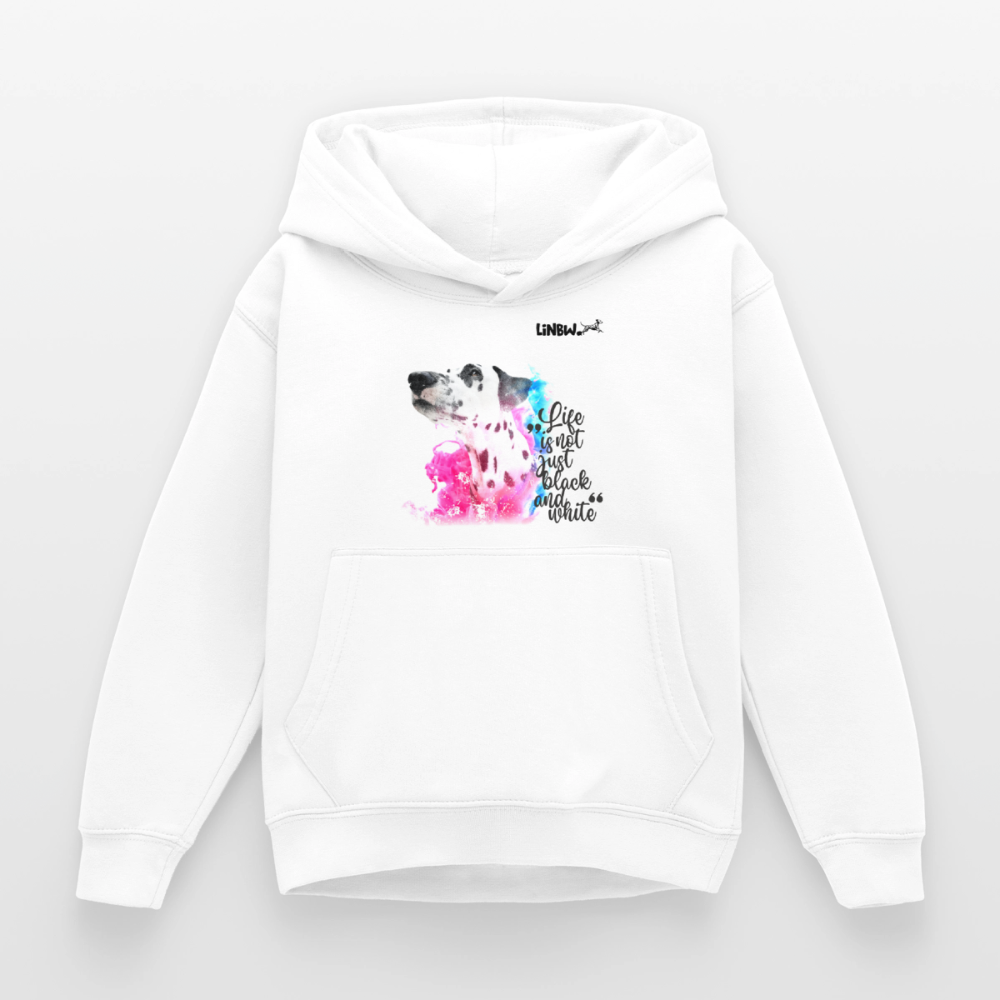 Boa's Hoodie Splash Life is not just black and white Edition Black - LiNBW.