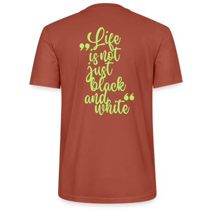 LiNBW. Unisex T-Shirt Premium Crew Green Edition Life is not just black and white - LiNBW.
