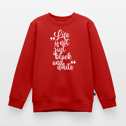 Life is not just black and white Pullover White Edition - LiNBW.