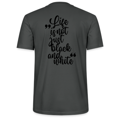 LiNBW. Unisex T-Shirt Premium Crew Black Edition Life is not just black and white - LiNBW.
