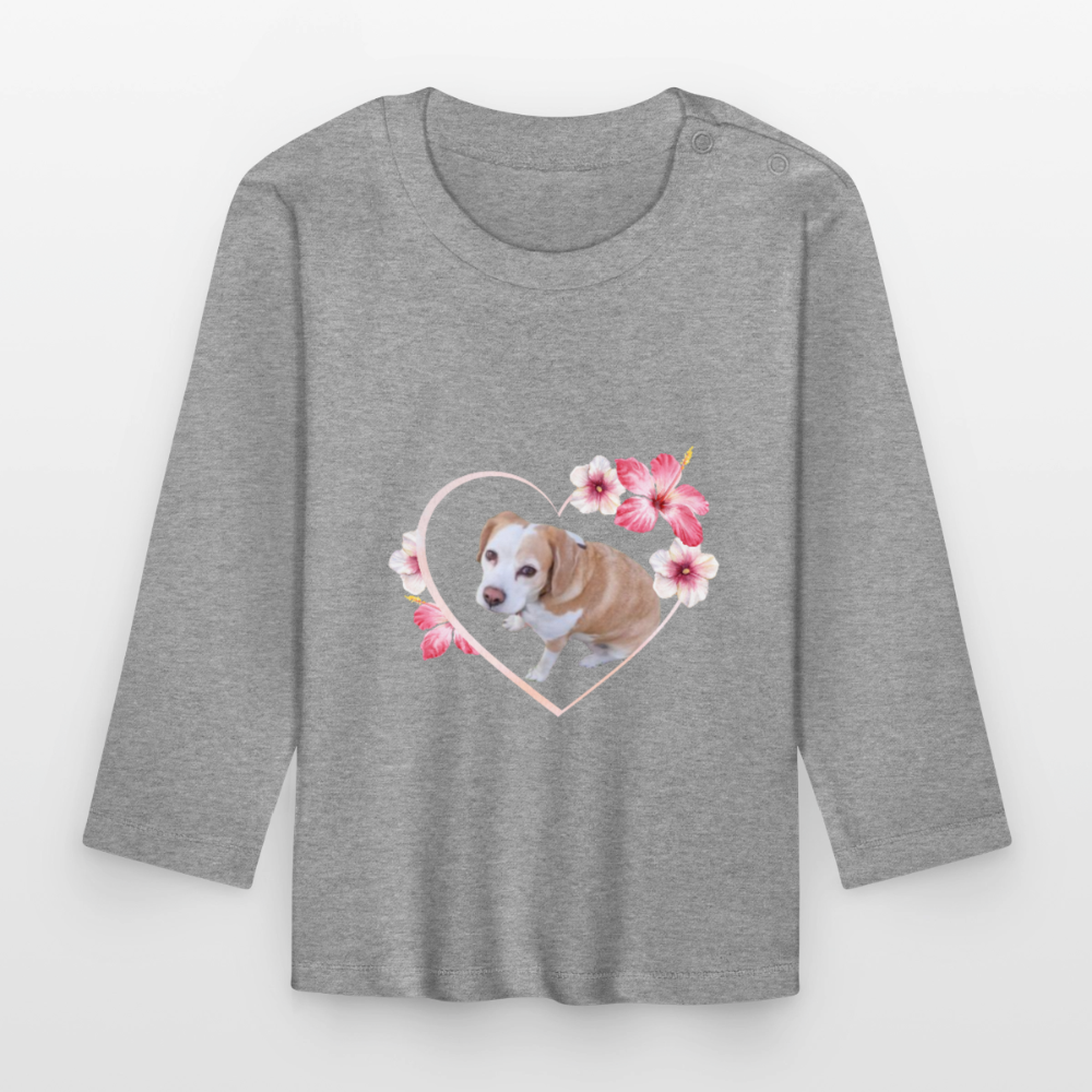 Luna´s Langarmshirt - Grau meliert