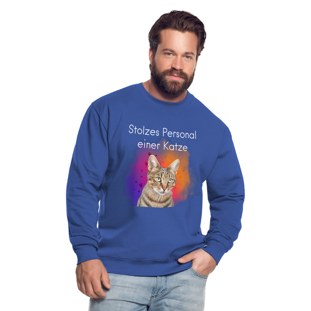 Pedro's Classic Pullover Stolzes Personal einer Katze White Edition - LiNBW.