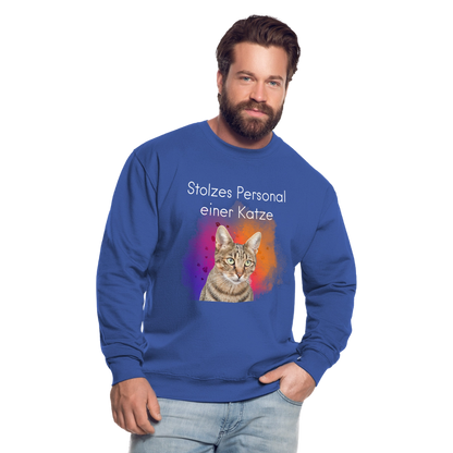 Pedro's Classic Pullover Stolzes Personal einer Katze White Edition - LiNBW.