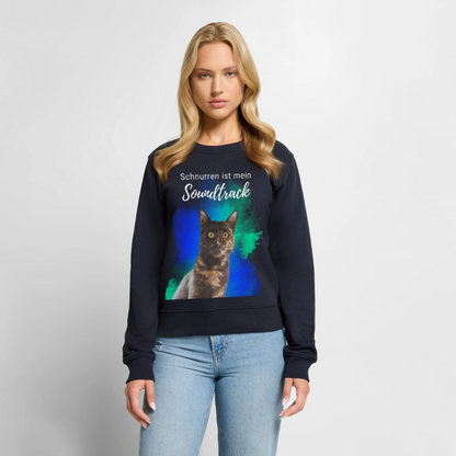 Nala's Pullover Schnurren ist mein Soundtrack White Edition - Navy