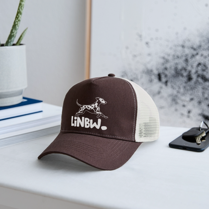 LiNBW. Trucker Cap White Edition - Braun/Beige