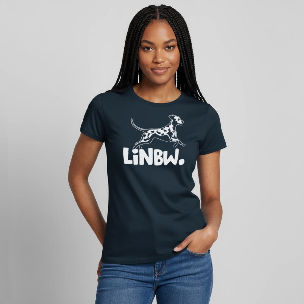 LiNBW. T-Shirt White Edition - Navy