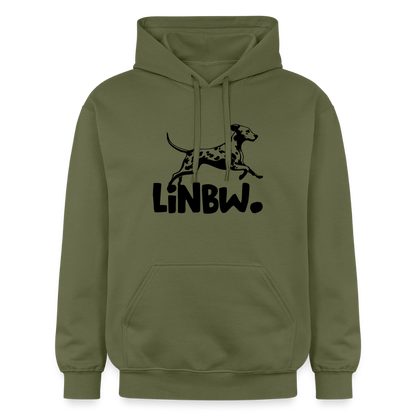 LiNBW. Hoodie Black Edition - Militärgrün