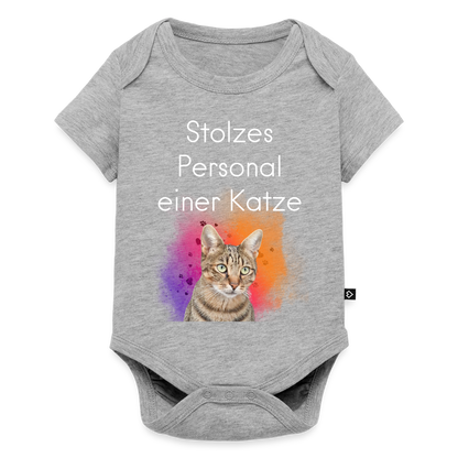 Pedro´s Kurzarm-Body Stolzes Personal einer Katze White Edition - LiNBW.