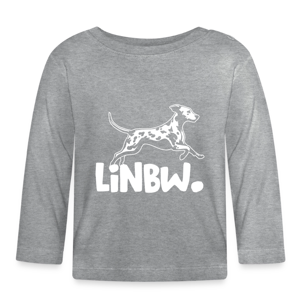 LiNBW. Langarmshirt White Edition - Grau meliert