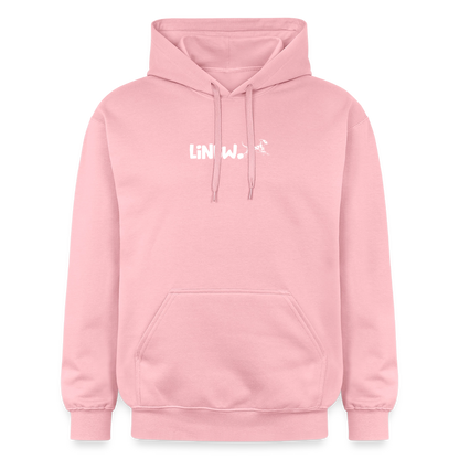 LiNBW. Crew Hoodie White Edition Life is not just black and white - Hellrosa