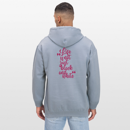LiNBW. Crew Hoodie Pink Edition Life is not just black and white - Blau