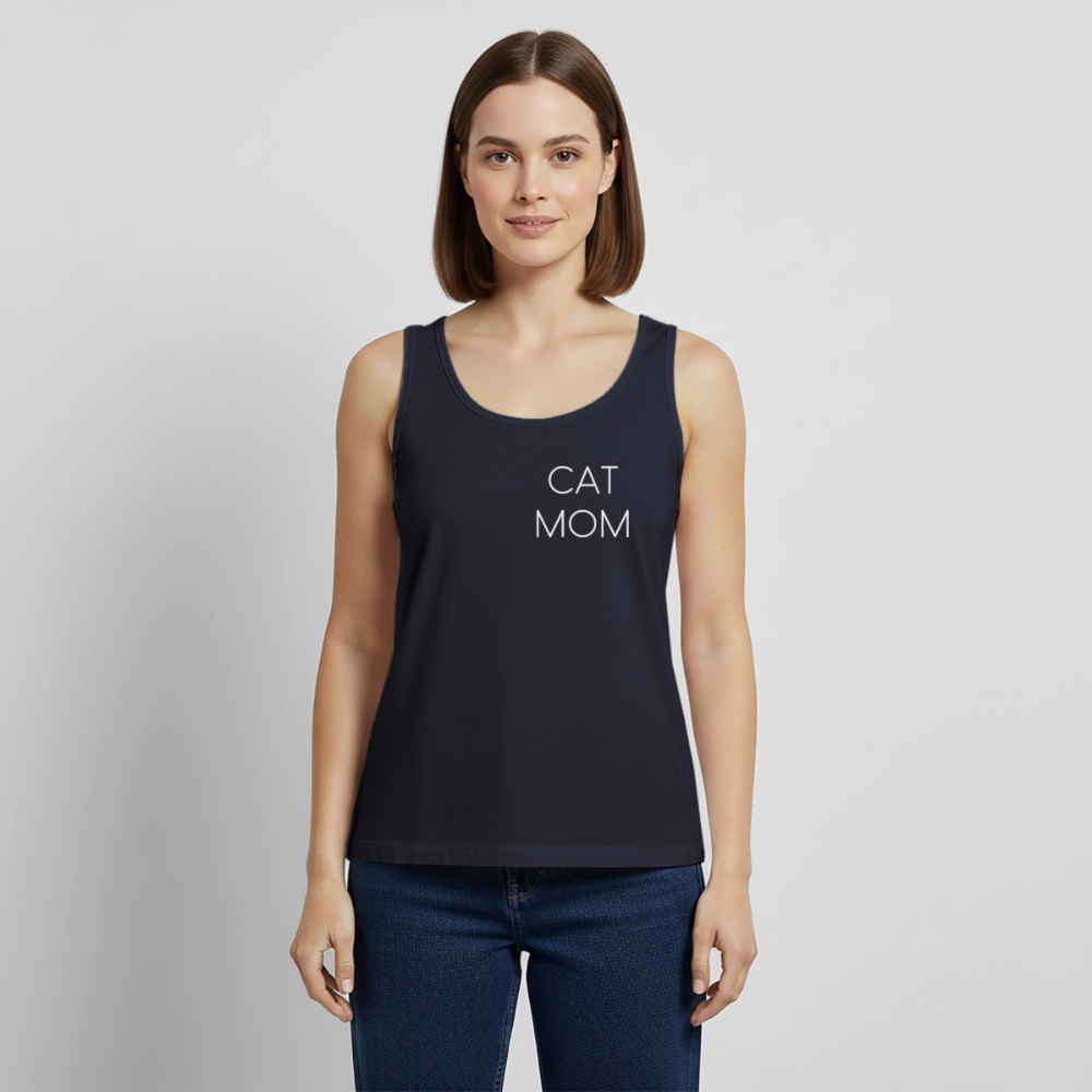 Pedro´s Tank Top Premium Stolzes Personal einer Katze CAT MOM Black Edition - Navy