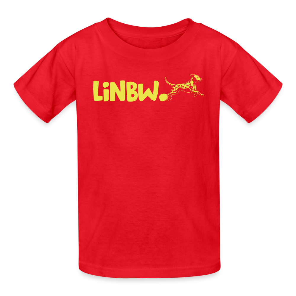 LiNBW. Crew T-Shirt Yellow Edition Life is not just black and white - Rot