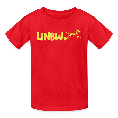 LiNBW. Crew T-Shirt Yellow Edition Life is not just black and white - Rot