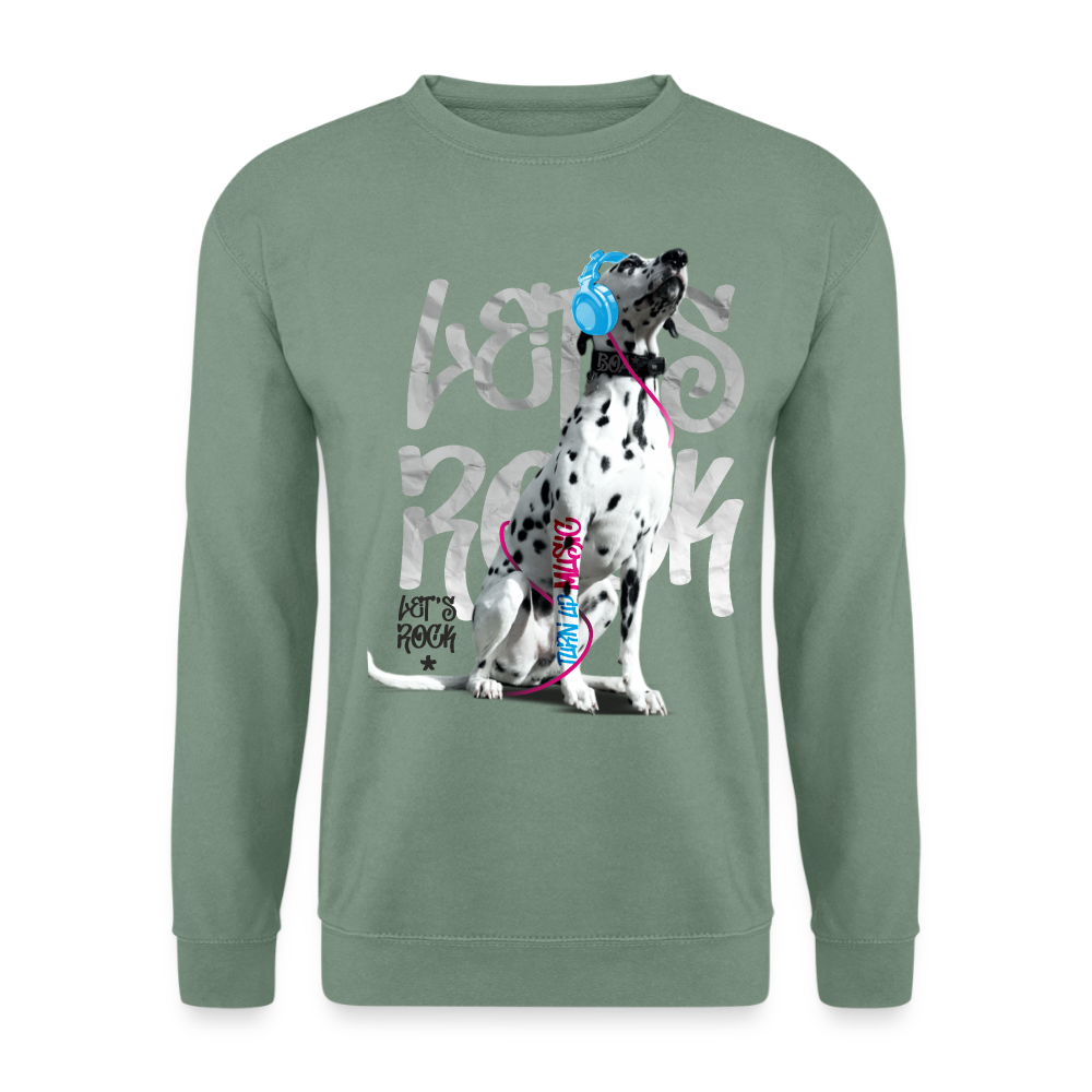 Boa's Classic Pullover Let's Rock - Graugrün