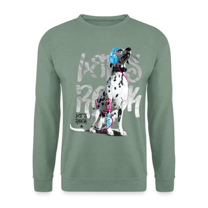 Boa's Classic Pullover Let's Rock - Graugrün