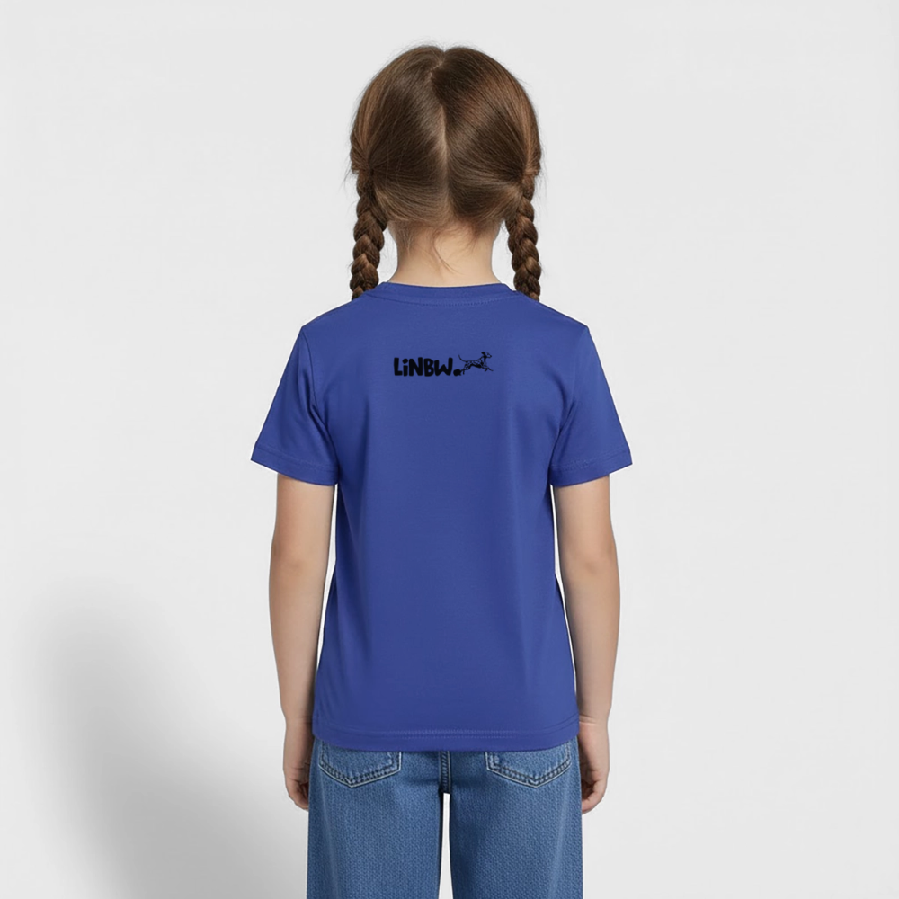 Boa's T-Shirt Splash Black Edition Life is not just black and white - Royalblau