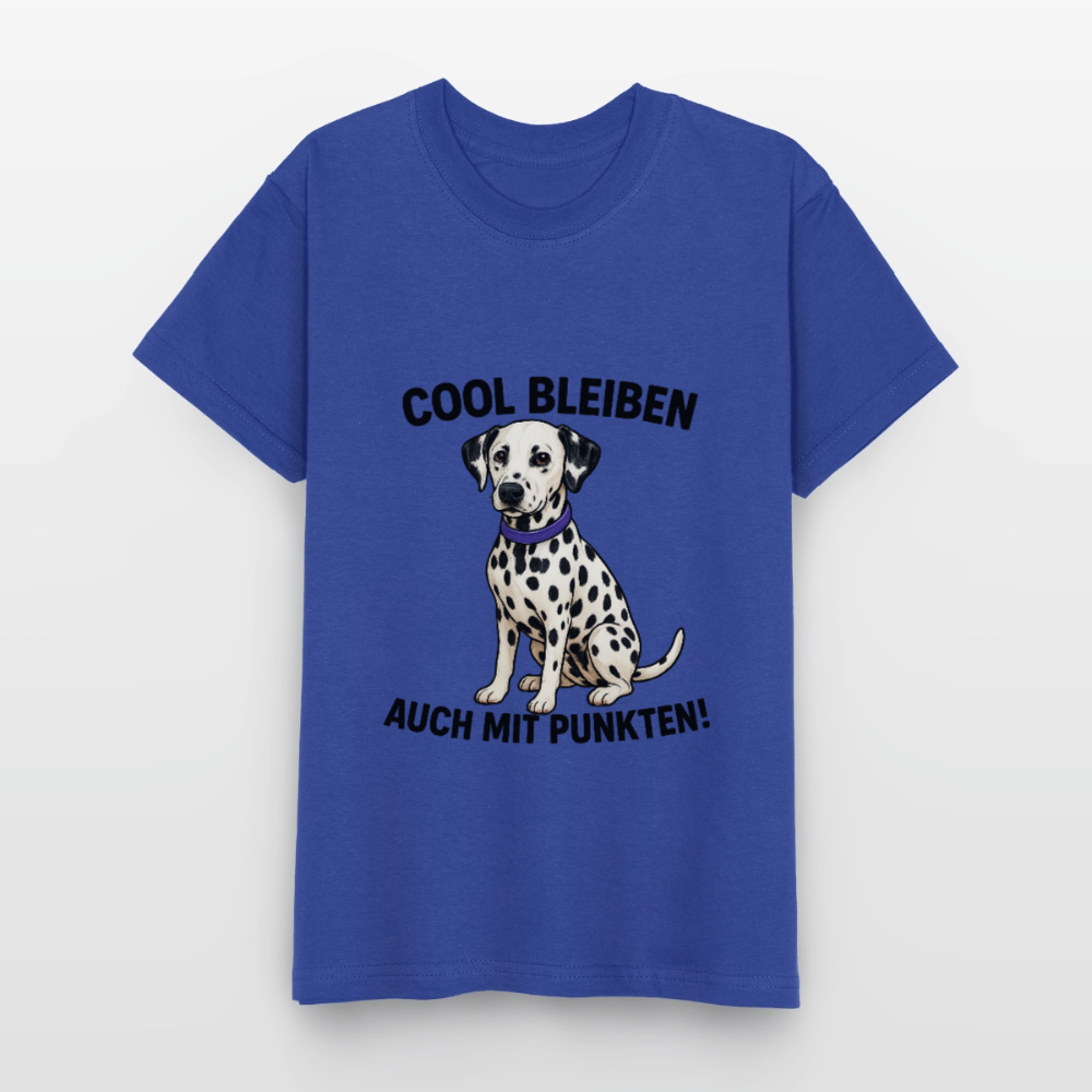 Davina's T-Shirt Cool bleiben auch mit Punkten - Royalblau