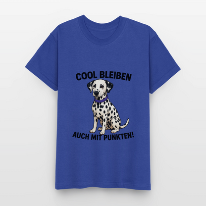 Davina's T-Shirt Cool bleiben auch mit Punkten - Royalblau