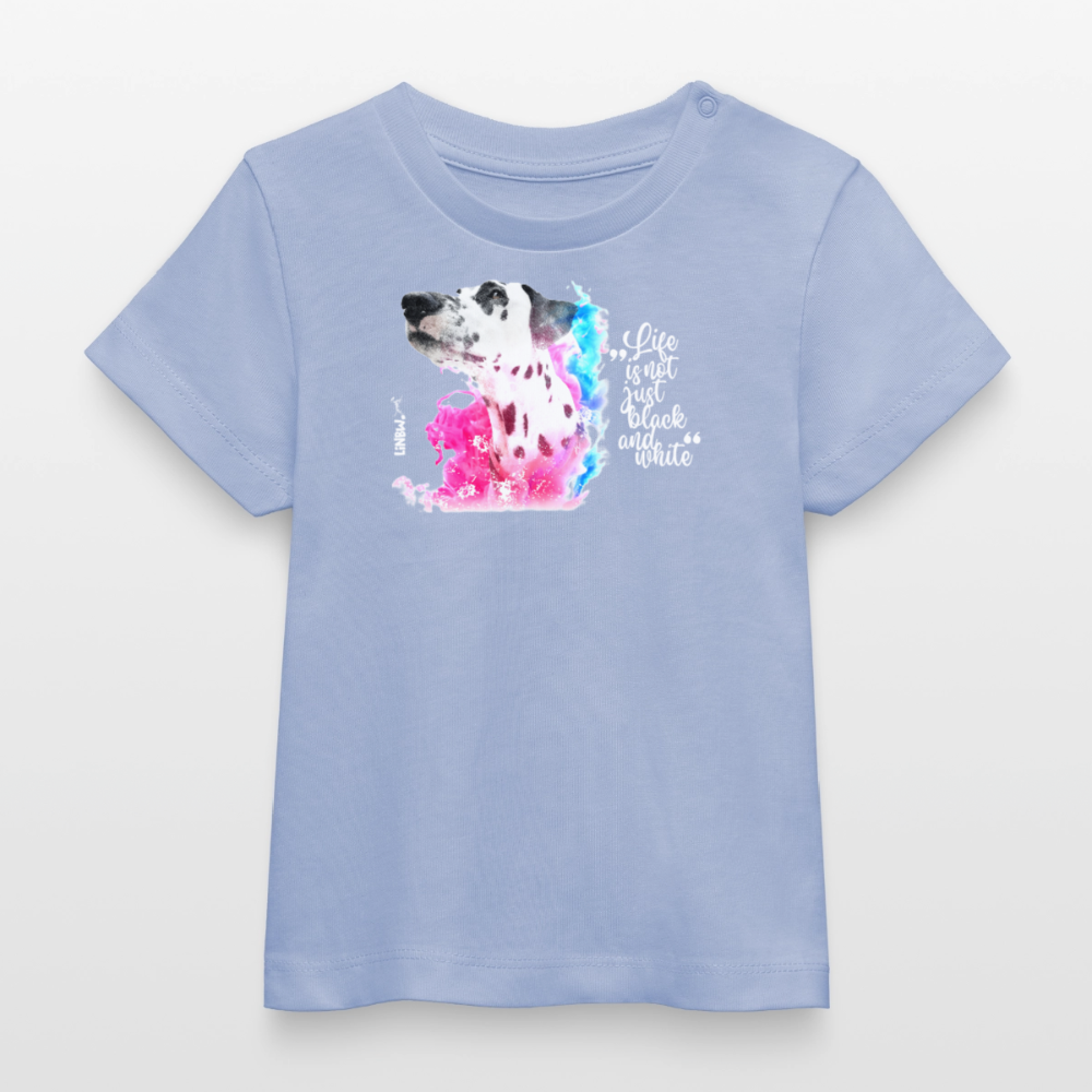 Boa's T-Shirt Splash Life is not just black and white Edition White - Sky