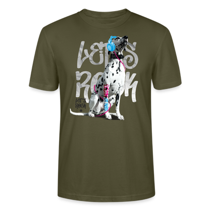 Boa's Unisex T-Shirt Premium Let's Rock - Khaki