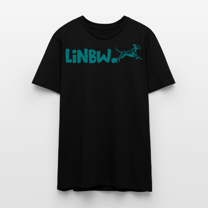 LiNBW. Unisex T-Shirt Premium Crew Blue Edition Life is not just black and white - LiNBW.