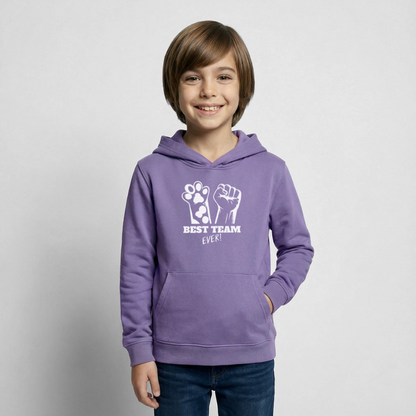 Best Team Ever  Hoodie White Edition - Lavendel