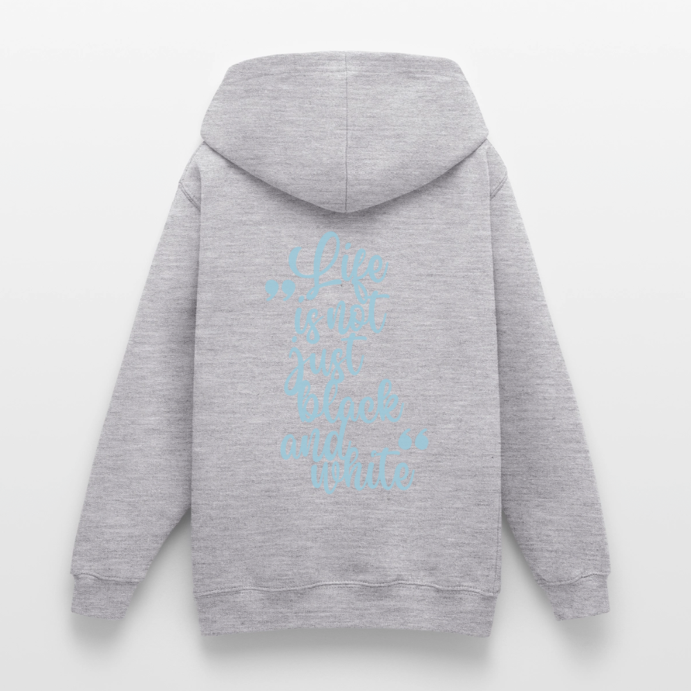 LiNBW. Crew Hoodie Life is not just black and white Edition Blue - LiNBW.