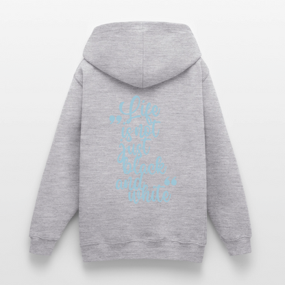 LiNBW. Crew Hoodie Life is not just black and white Edition Blue - LiNBW.