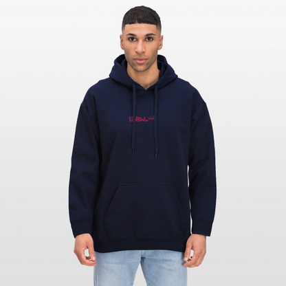 LiNBW. Crew Hoodie Pink Edition Life is not just black and white - Navy