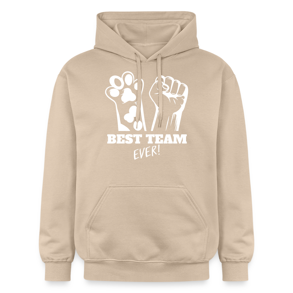 Best Team Ever Hoodie White Edition - Sand