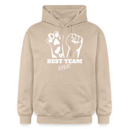 Best Team Ever Hoodie White Edition - Sand